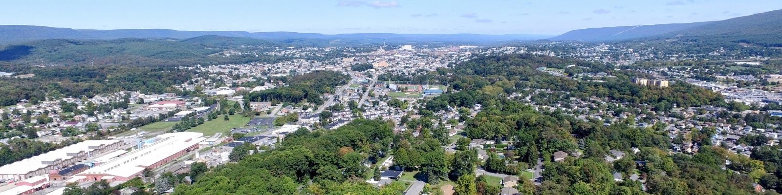 Skyline of Altoona PA