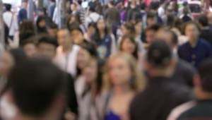 A picture of a crowd of people.