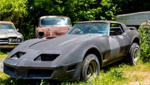 An Abandoned Vehicle on Private Property