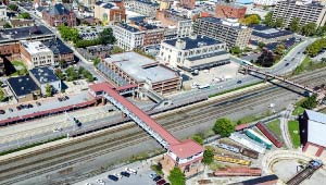 Picture of Altoona's Crossover Bridges.